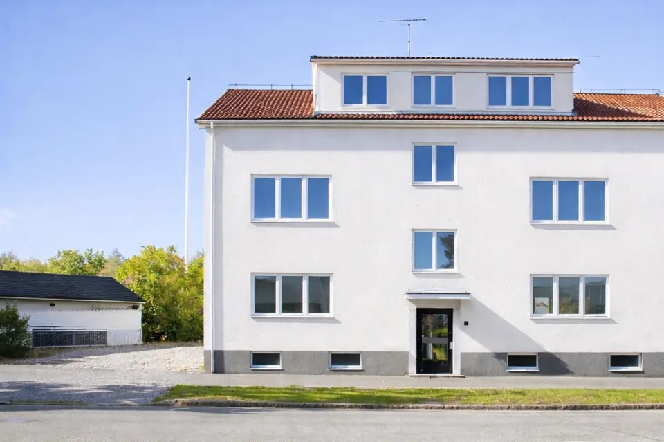 Sveagatan 22 med fem lägenheter på tre våningar